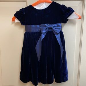 RACHEL RILEY Navy Velvet Dress